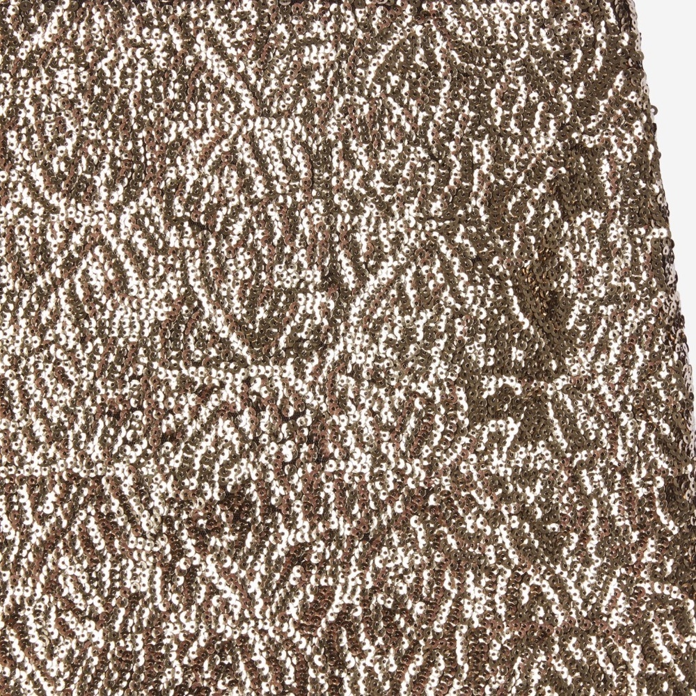 NWT | The Kooples | Gold Sequin Mini Skirt - Picture 4 of 9